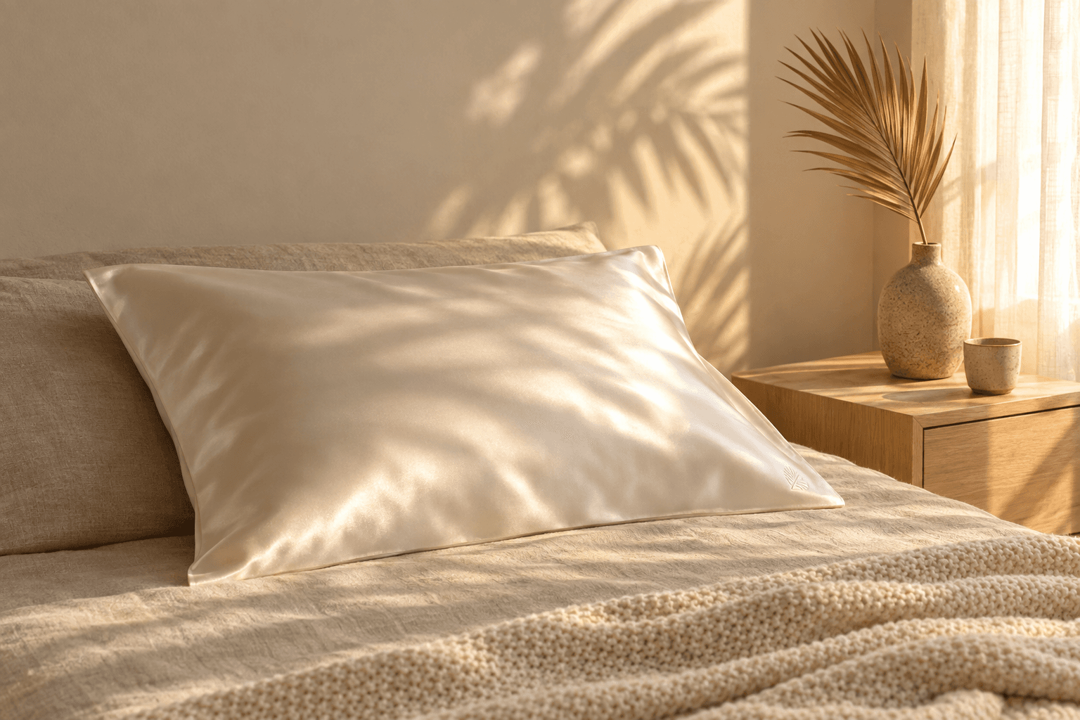 22 Momme Mulberry Silk Pillowcase, Hidden Zipper