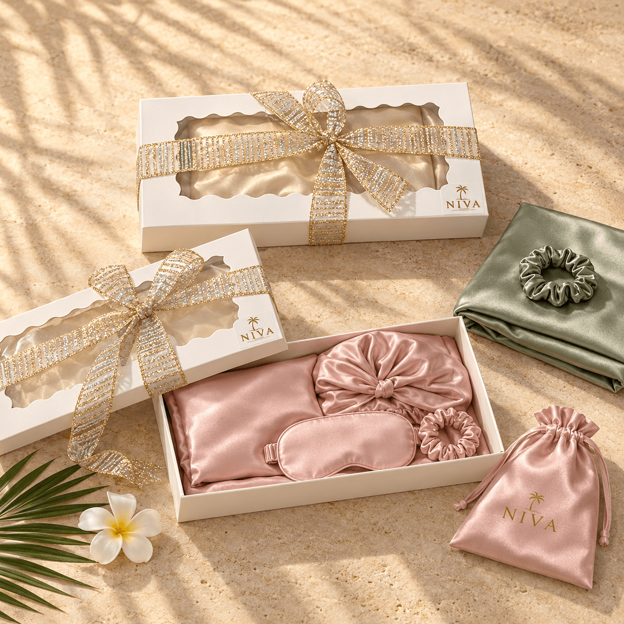 Silk Sleep Ritual Gift Set – 22 Momme Mulberry Silk, with Free Satin Case